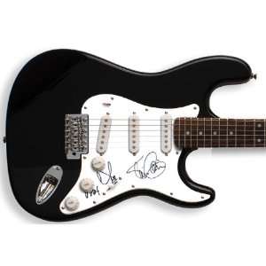  Stryper Michael Tim Oz Autographed Signed Guitar & Proof 