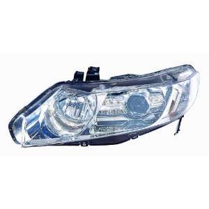  Depo M17 1101P AS1 Honda Civic Sedan Chrome LED Headlight 