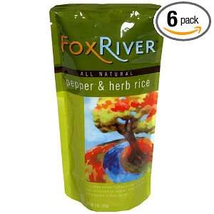 Fox River Pepper & Herb Rice, 8 Ounce Grocery & Gourmet Food