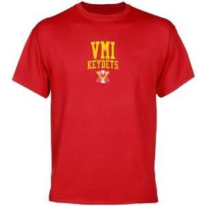   Military Institute Keydets Team Arch T Shirt   Red
