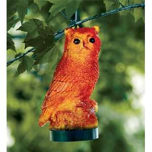  Solar Owl Garden Accent