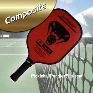  Pickleball Paddle Stryker Composite Black on Red Sports 