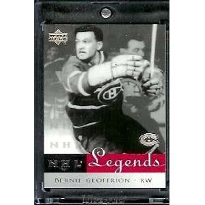  2001 /02 Upper Deck NHL Legends Hockey # 39 Bernie Geoffrion 