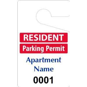  Plastic ToughTags for Apartment Parking Permits ValueTag 