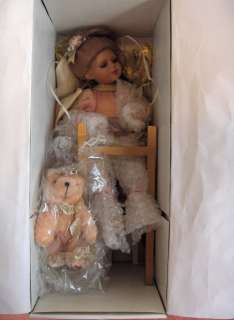 Jelena Fairy Porcelain Doll Teddy Bear Treasures Forever Collection Wm 