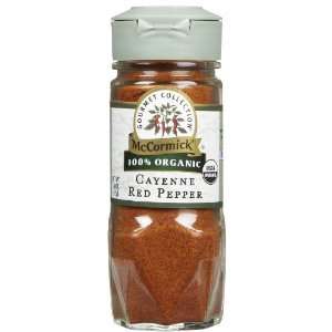McCormick 100% Organic Red Pepper/Cayenne, 1.5 oz  Grocery 