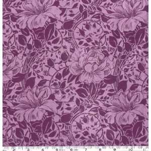  45 Wide Belle Cotton Velveteen Purple Fabric By The Yard 