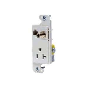   ELECTRICAL PRODUCTS HUW RJ65W JLOAD 15A RECEPT WHITE 