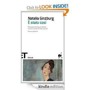   ) (Italian Edition) Natalia Ginzburg  Kindle Store