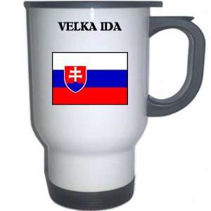  Slovakia   VELKA IDA White Stainless Steel Mug 
