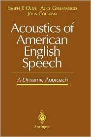   Speech, (0387979840), Joseph P. Olive, Textbooks   