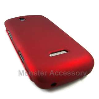 Red Rubberized Hard Cover Case for Samsung Sidekick 4G  