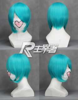 47/1.2m Vocaloid Hatsune Miku Cosplay Blue Wig Ponytail Hair T23 