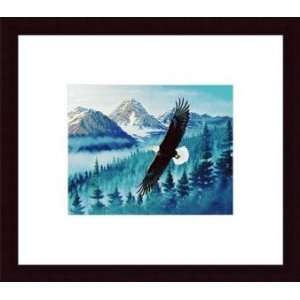   Eagle   Artist Wilhelm J. Goebel  Poster Size 10 X 8