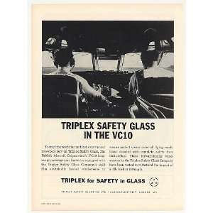  1964 BAC British Aircraft VC10 Triplex Safety Glass Print 