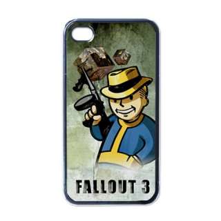 New* FALLOUT PIP BOY iPHONE 4 Black CASE Opt. Design  