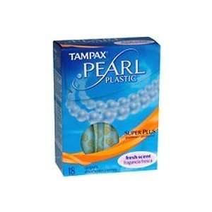  Tampax Pearl Tampons With Plastic Applicator, Super Plus 