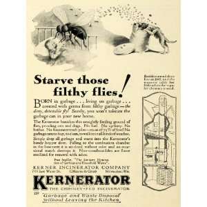  1929 Ad Kernerator Kerner Household Garbage Waste 