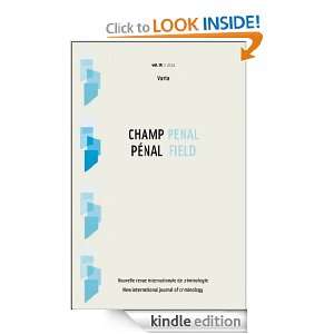 Vol. IX  2012   Varia   Champ pénal (French Edition) Association 