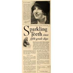   Ad Colgate Ribbon Dental Cream Marjorie Joesting   Original Print Ad