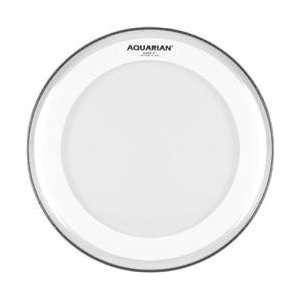  Aquarian Super 2 Clear Drumhead With Sx Ring 18 In 