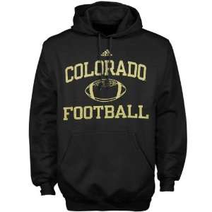 adidas Colorado Buffaloes Black Collegiate Hoody Sweatshirt  