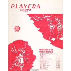  Playera ~ Piano Solo, Revised by Walter Rolfe E. Granados Books