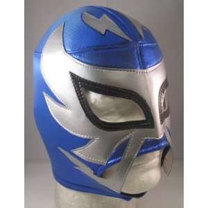 RAYMAN Adult Lucha Libre Wrestling Mask (pro fit) Costume Wear   Blue 
