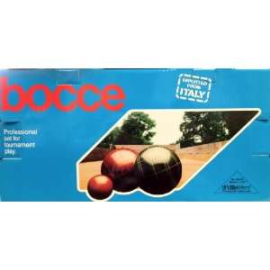  BOCCE BALL Professional Set   Tournament Play   Imported 