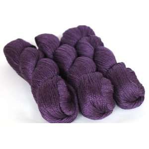   Scrumptious Silk/Merino Wool Aran Purple Yarn Arts, Crafts & Sewing