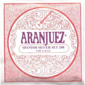  Aranjuez Spanish Silver, Low Gauge, 200 Musical 