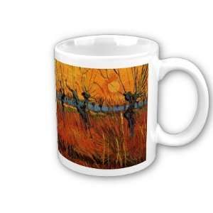  Willows at Sunset by Vincent Van Gogh Coffee Cup 