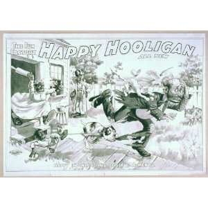  Poster The fun factory, Happy Hooligan all new. 1903