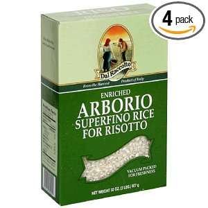 Dal Raccolto Arborio Rice, 2 Pound (Pack of 4)  Grocery 