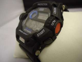   Mens SM005 G9200 Riseman Blue Alti Therm Black Digital Watch  