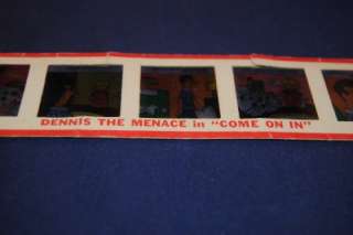 1960s slide show film strips; 10 pieces with 7 pictures on each one 