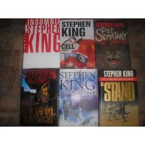   Cell + Pet Sematary + Insomnia   6 Pack   By Stephen King   Hardcover