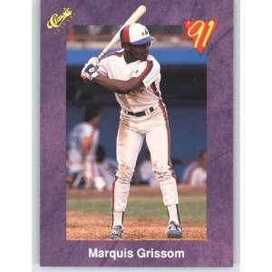 com 1991 Classic Game (Purple) Trivia Game Card # 119 Marquis Grissom 