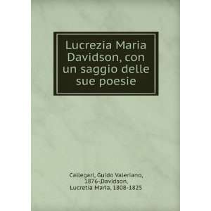   Valeriano, 1876 ,Davidson, Lucretia Maria, 1808 1825 Callegari Books