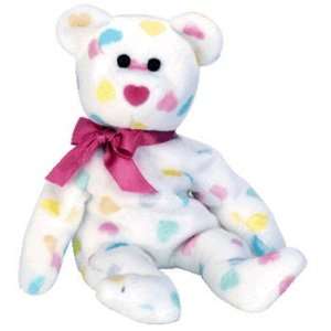  Ty Beanie Babies   Kissme Valentines Bear Toys & Games