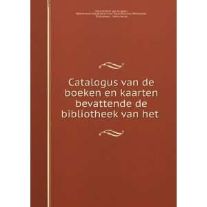   , Bibliotheek , Netherlands Departement van KoloniÃ«n Books