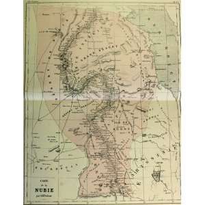  Dufour map of Nubia (1854)