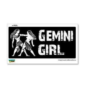  Gemini Girl   Zodiac Horoscope Sign   Window Bumper 