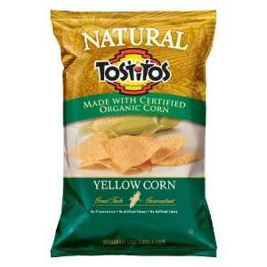 Frito Lay Tostitos Natural Yellow Corn Flavored Tortilla Chips, 9oz 