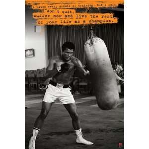  Muhammad Ali Dont Quit Quote Boxing Motivational Sports 