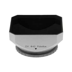  Fotodiox Video Camera, Camcorder DV Lens Hood, Sun Shade 