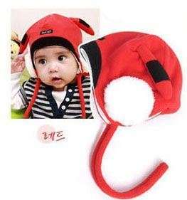 Red Color Children Caps Costume Pikachu Beanie Hat For Baby Girls Kids 