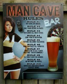   mancave Tin metal Sign Bar Beer Garage Pin Up Girl Business S3  