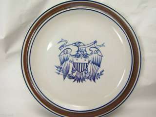 Vintage Salem Stoneware Plate American Eagle  