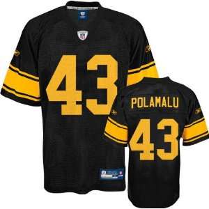  Pittsburgh Steelers Troy Polamalu Reebok Alternate Youth 